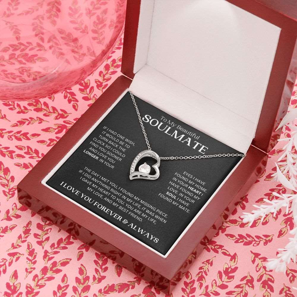 To My Beautiful Soulmate | One Wish | Forever Love Necklace
