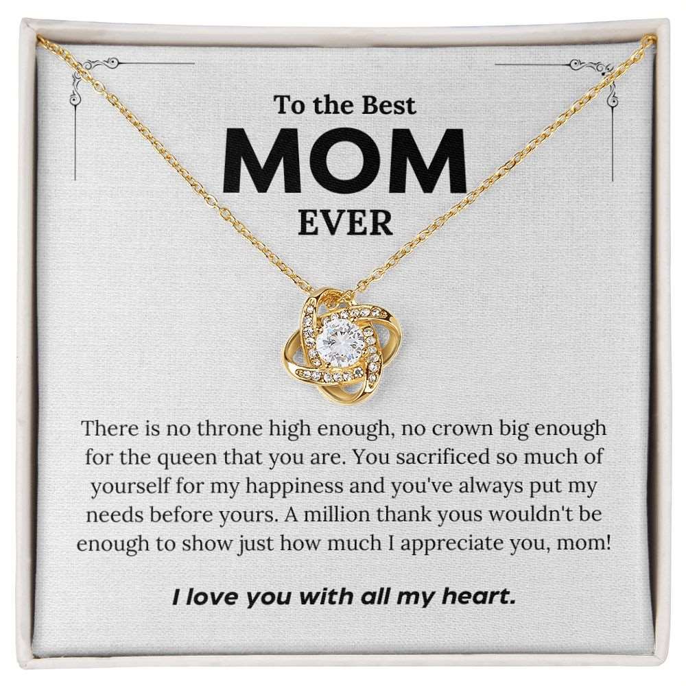 To the Best Mom Ever | Mother's Day Necklace
