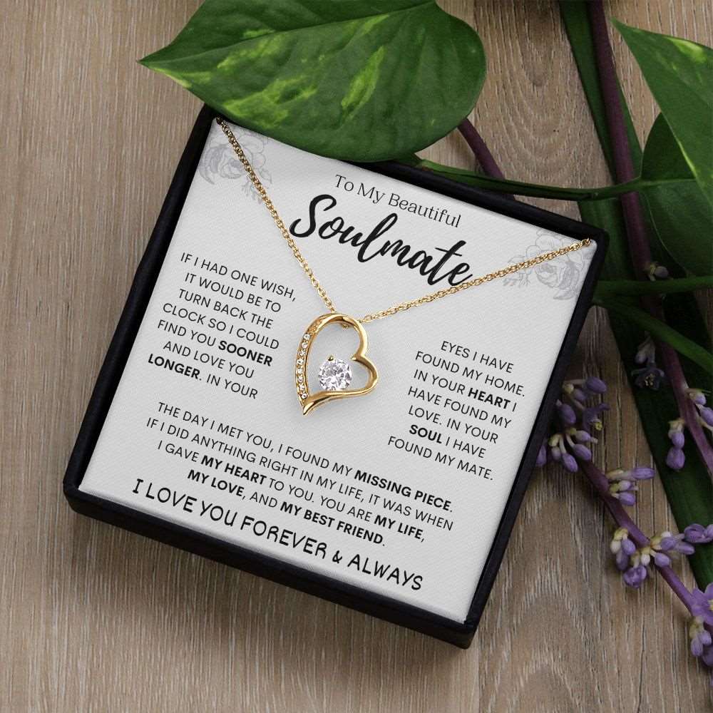 To My Beautiful Soulmate | In Your Soul | Forever Love Necklace