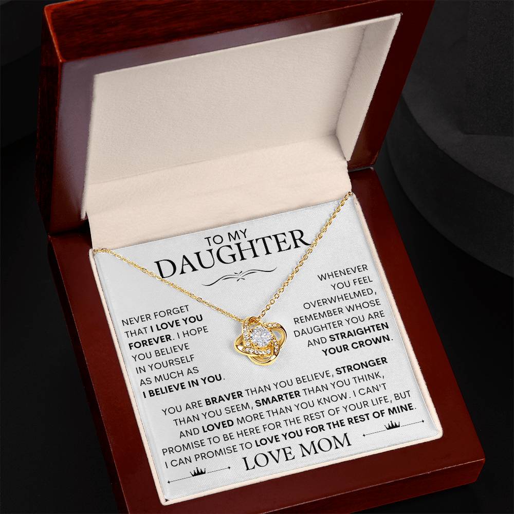 To My Daughter, Love Mom - SLV4