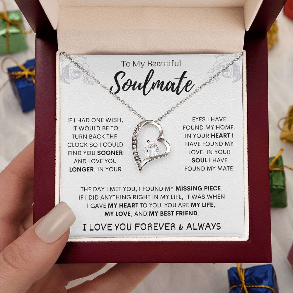 To My Beautiful Soulmate | In Your Soul | Forever Love Necklace