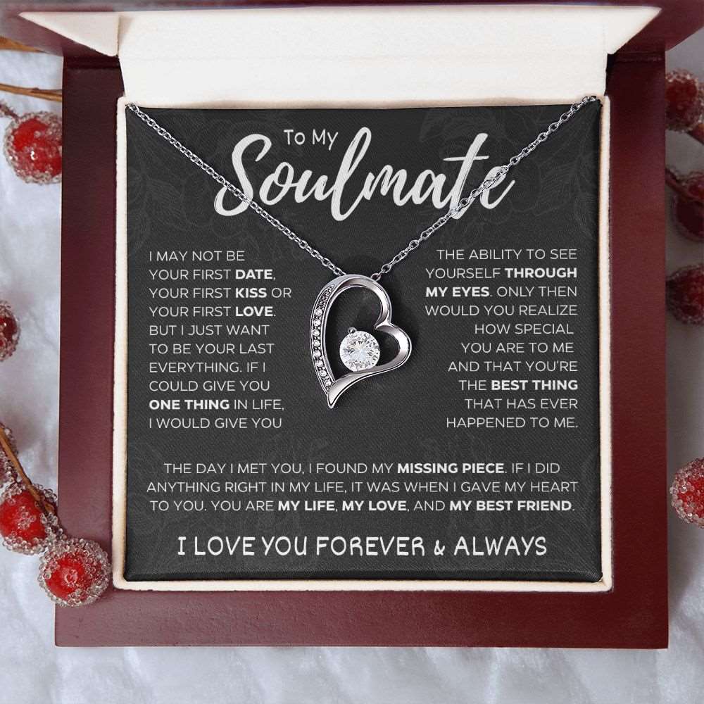 To My Soulmate | First Date | Forever Love Necklace