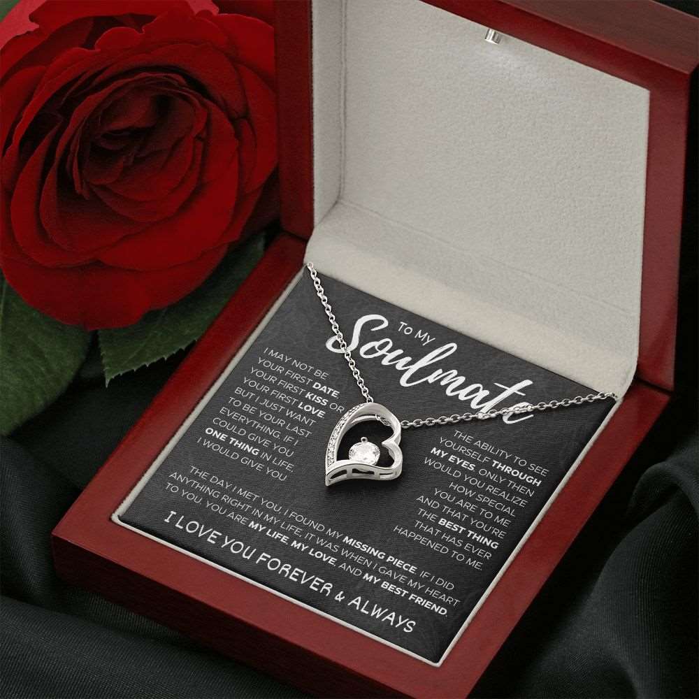 To My Soulmate | First Date | Forever Love Necklace