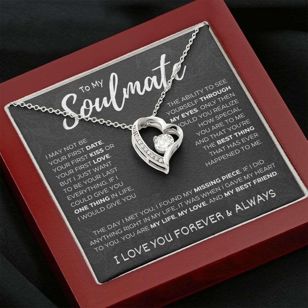 To My Soulmate | First Date | Forever Love Necklace