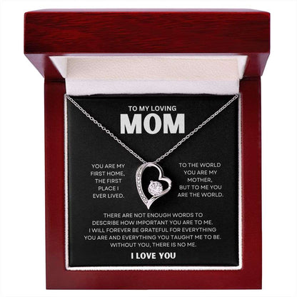 Mom, You Are My World - Love Necklace