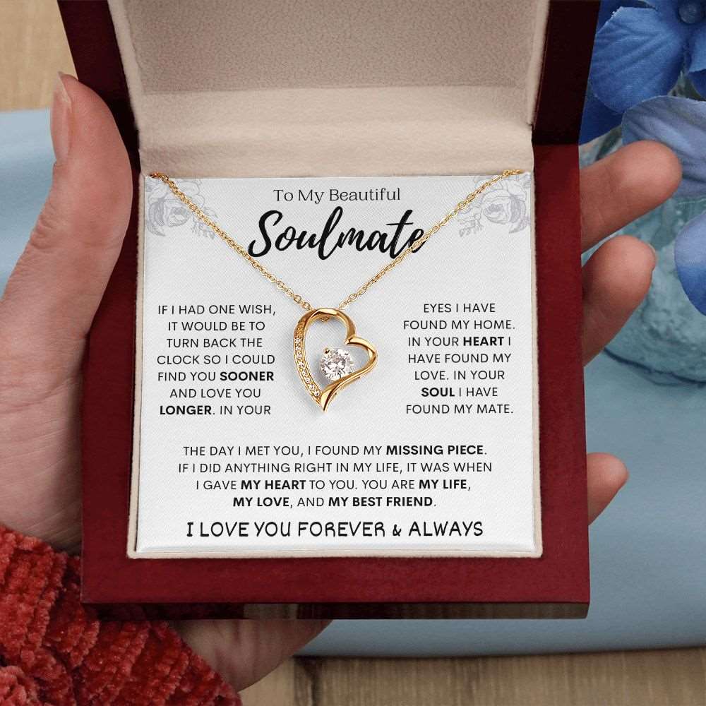 To My Beautiful Soulmate | In Your Soul | Forever Love Necklace