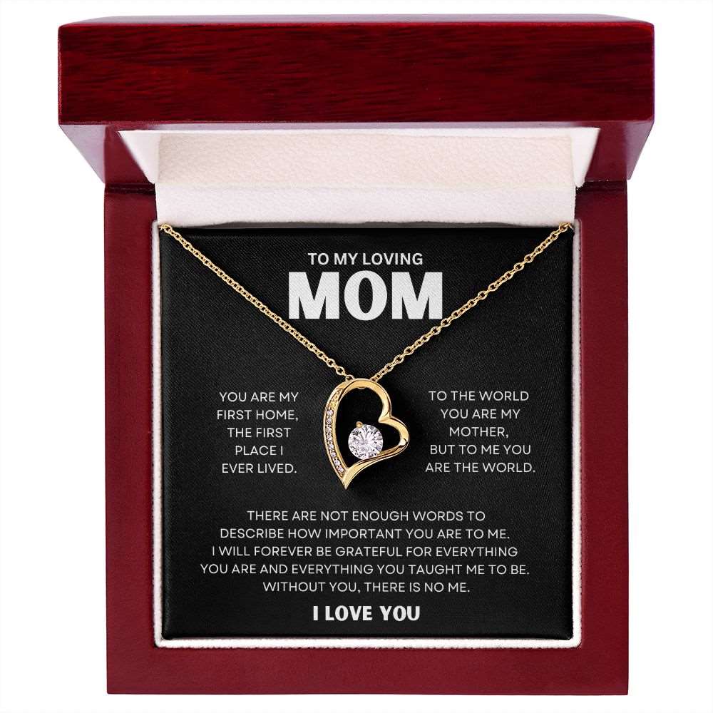 Mom, You Are My World - Love Necklace