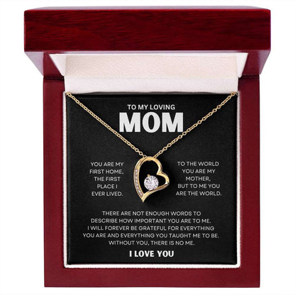 Mom, You Are My World - Love Necklace