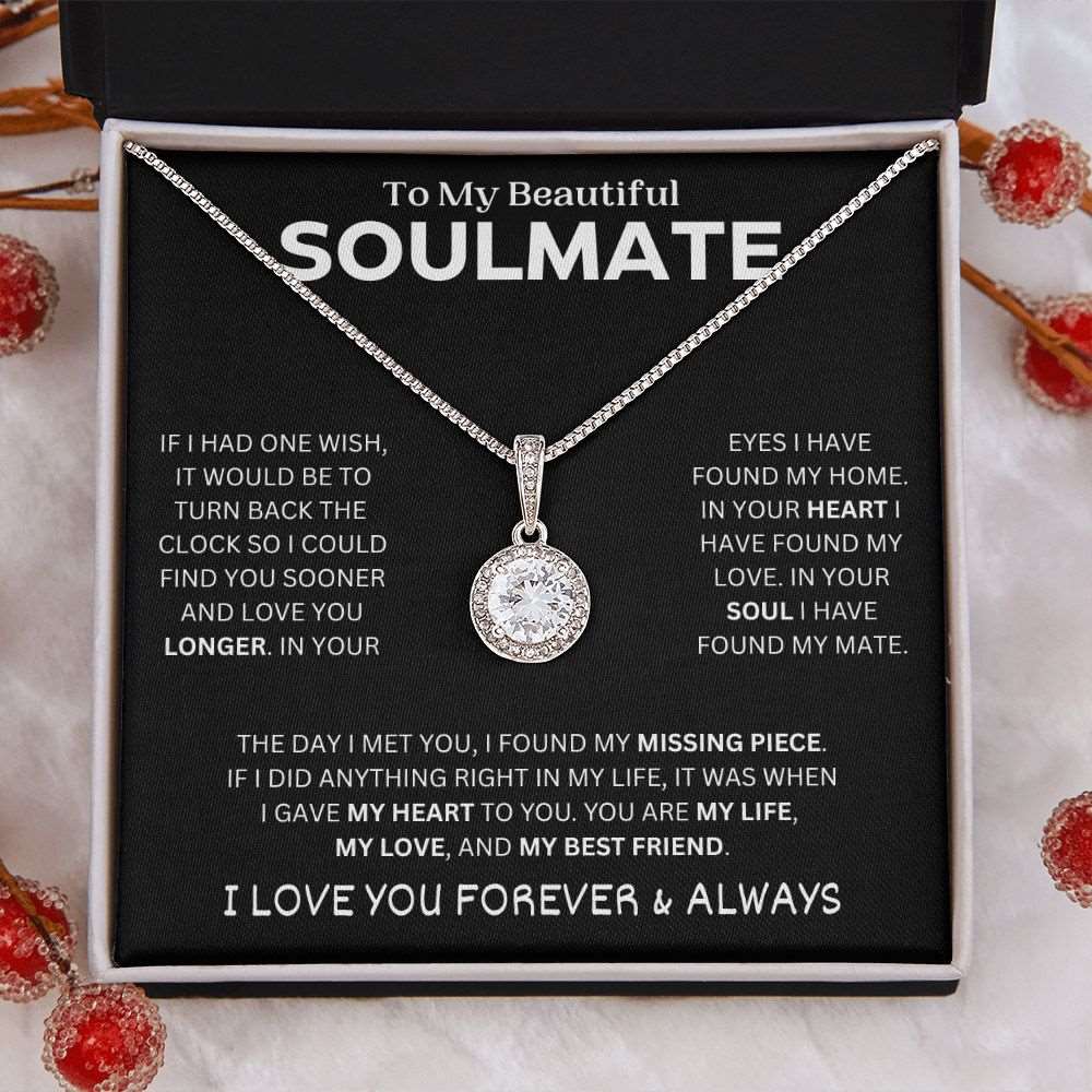 To My Beautiful Soulmate | One Wish | Eternal Hope Necklace