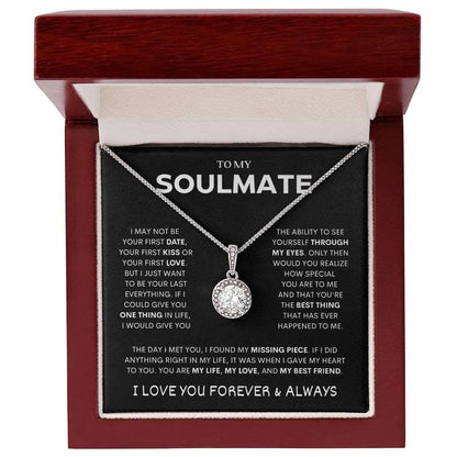 To My Soulmate | You Are My Best Friend | Eternal Hope Necklace | Gift For Her