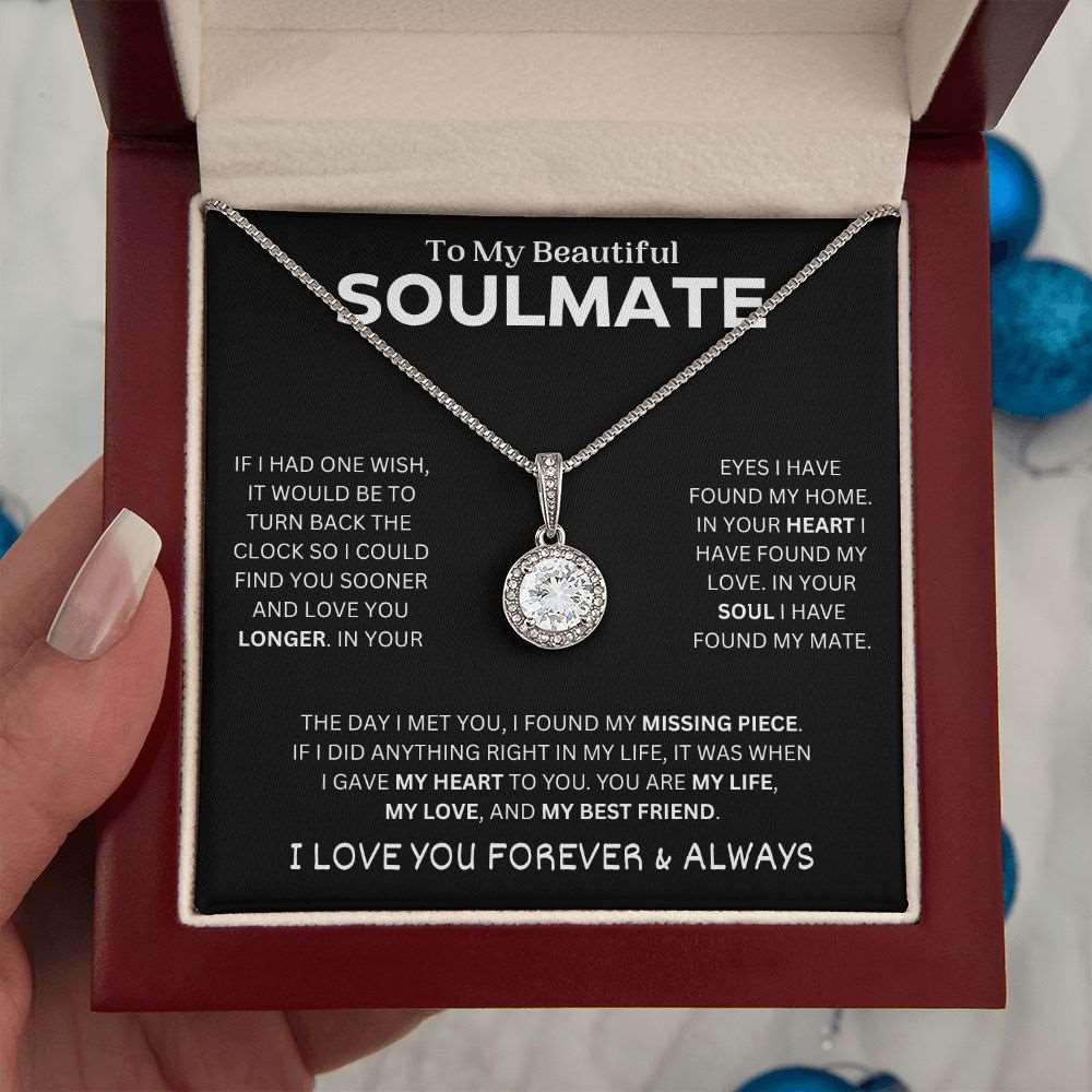 To My Beautiful Soulmate | One Wish | Eternal Hope Necklace