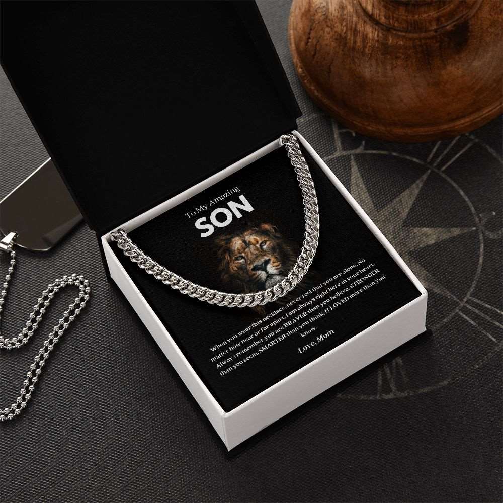 To My Amazing Son | In Your Heart | Cuban Link Chain