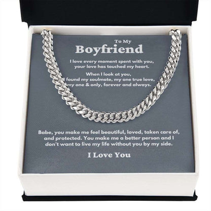 To My Boyfriend | Touched My Heart | Cuban Chain