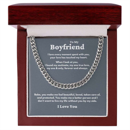 To My Boyfriend | Touched My Heart | Cuban Chain