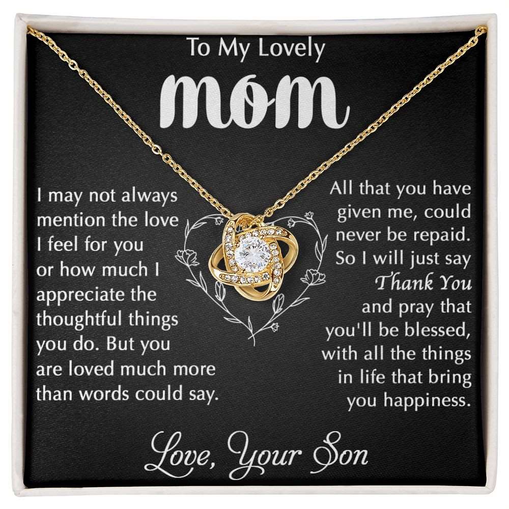 To My Lovely Mom - I Appreciate