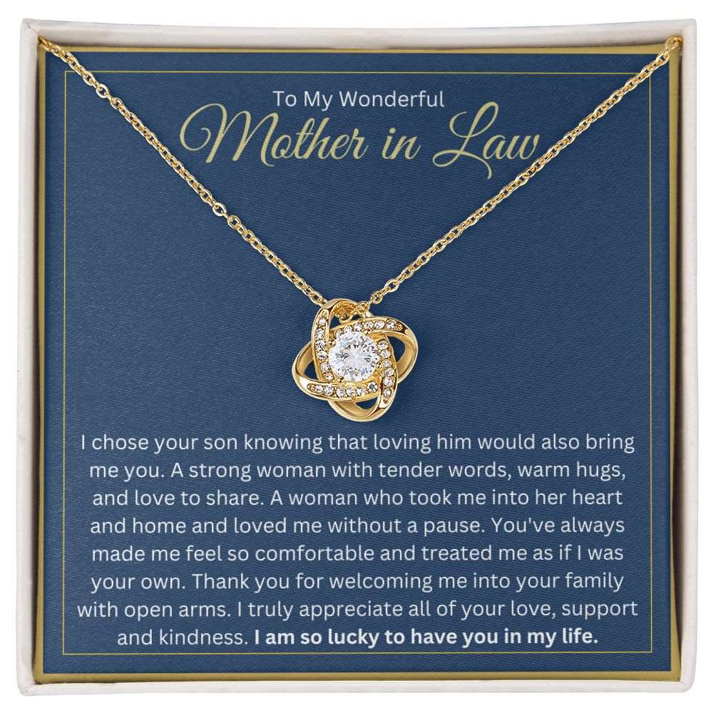 So Lucky To Have You - Mother in Law Necklace