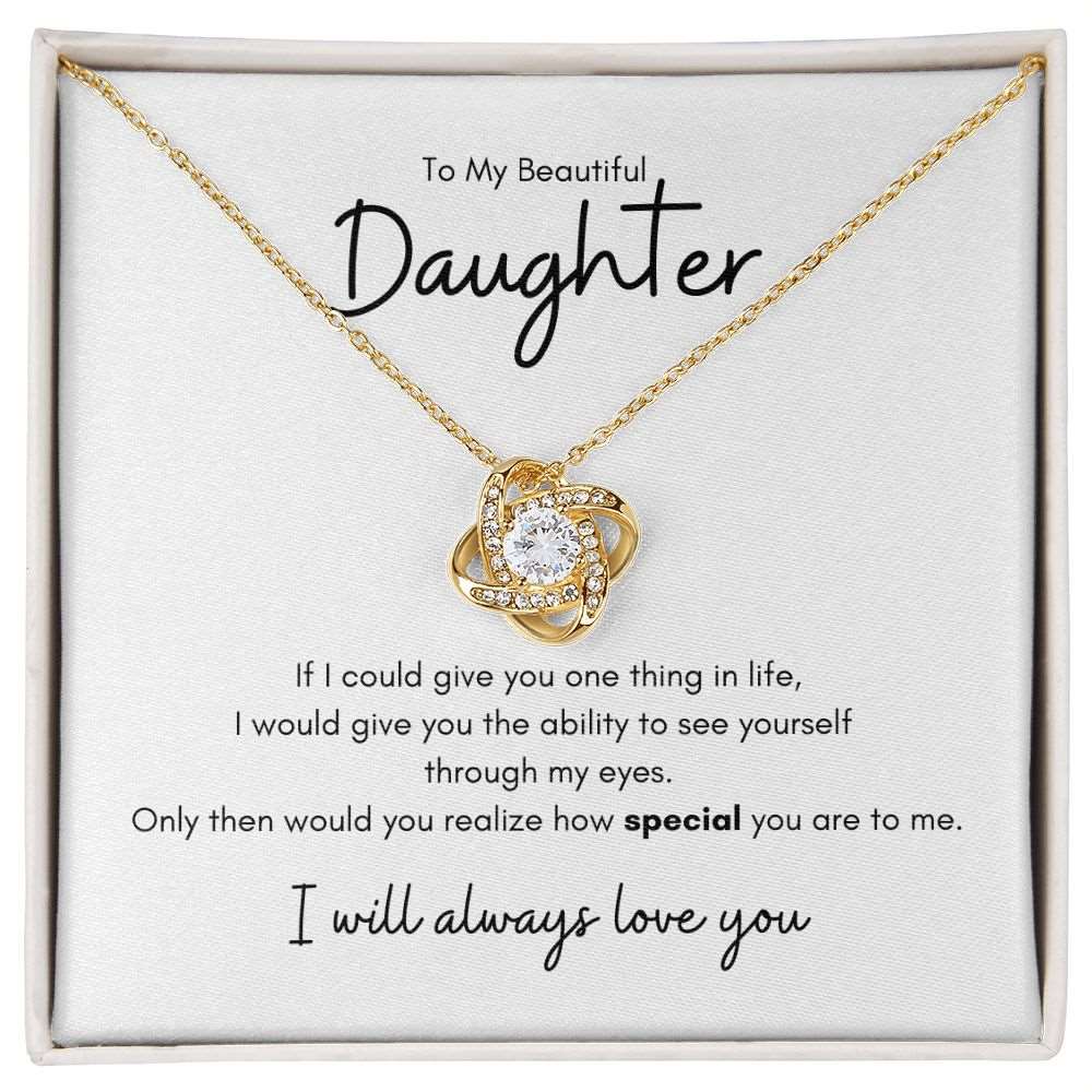 To My Beautiful Daughter | You Are So Special Love Necklace