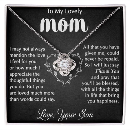 To My Lovely Mom - I Appreciate