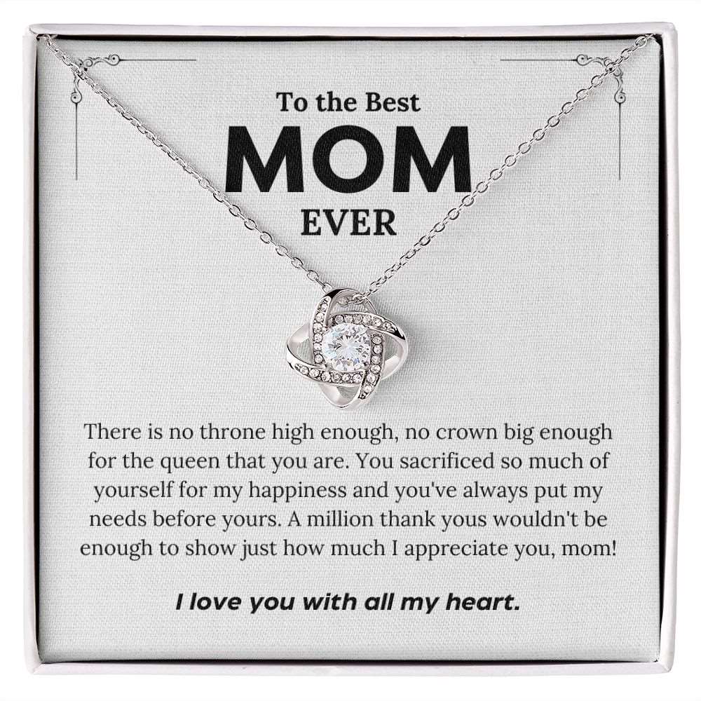 To the Best Mom Ever | Mother's Day Necklace