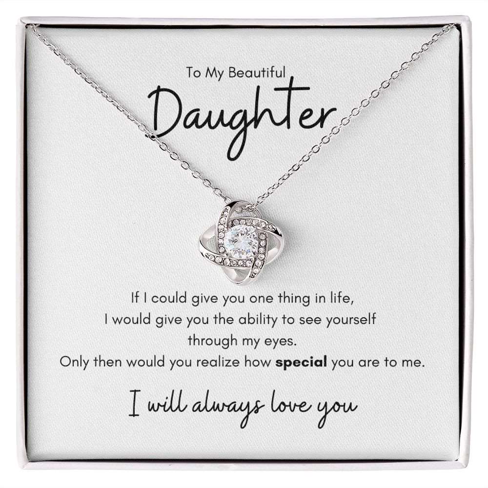 To My Beautiful Daughter | You Are So Special Love Necklace