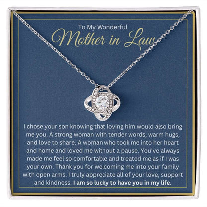 So Lucky To Have You - Mother in Law Necklace