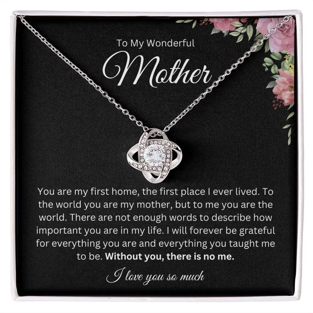 The First Place I Lived - To My Wonderful Mother Necklace