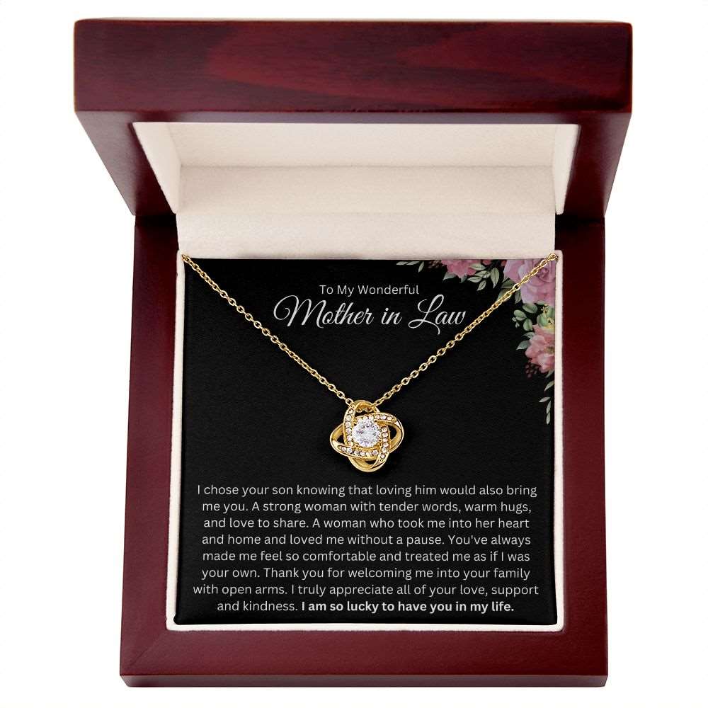 I Chose Your Son & You - Mother in Law Necklace