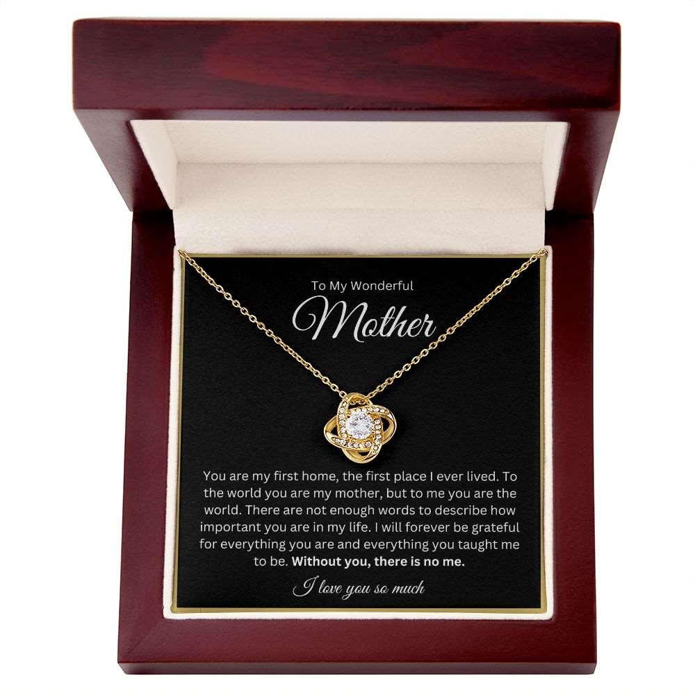 You Are My First Home - To My Wonderful Mother Necklace