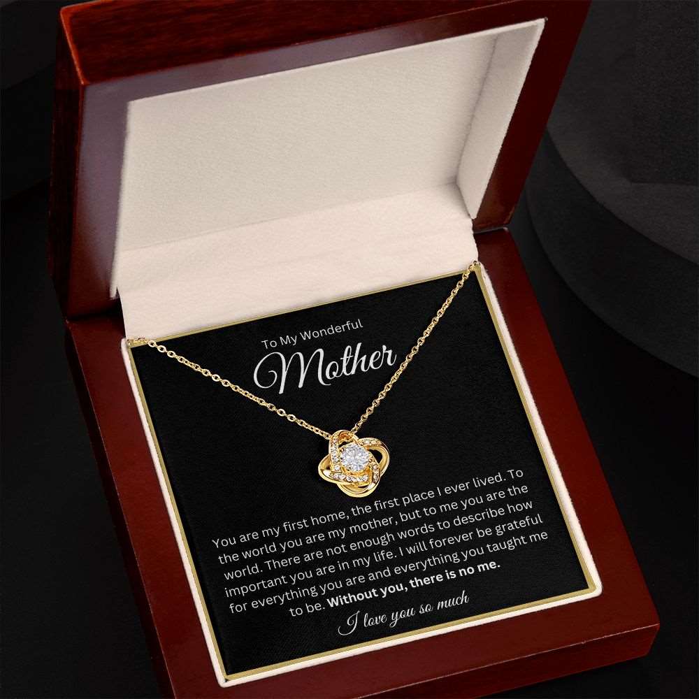 You Are My First Home - To My Wonderful Mother Necklace