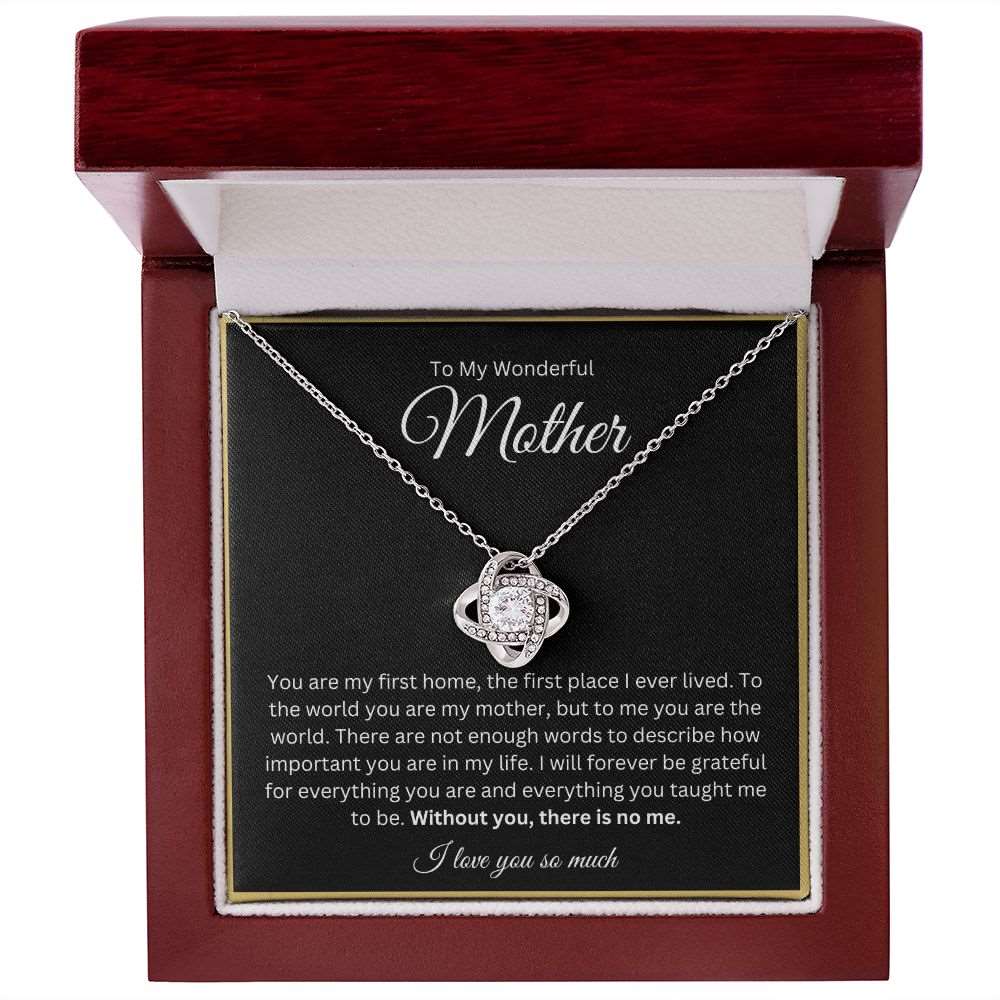 You Are My First Home - To My Wonderful Mother Necklace