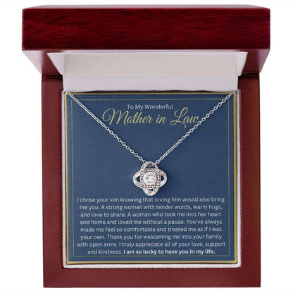 So Lucky To Have You - Mother in Law Necklace