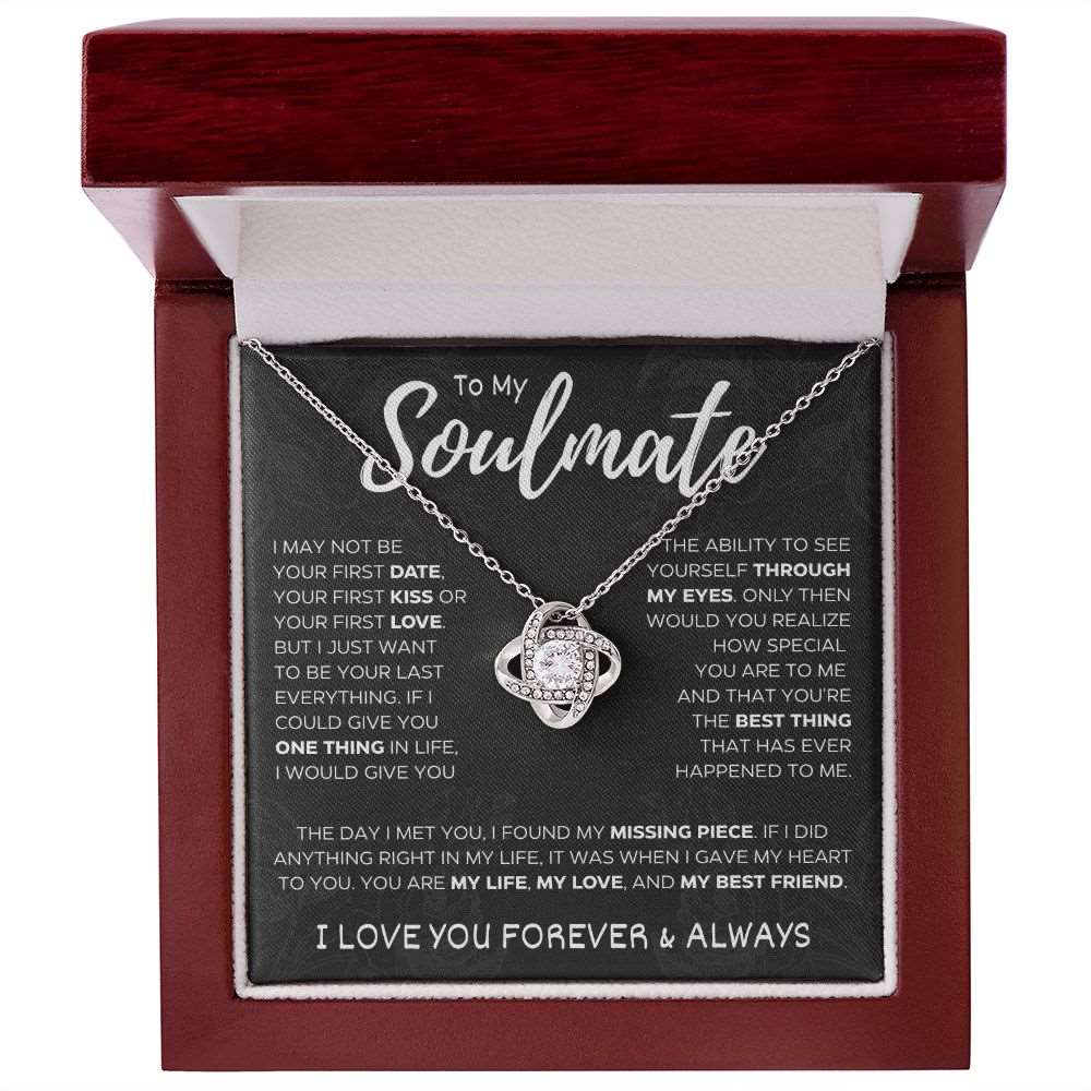 To My Soulmate | Love Knot Necklace