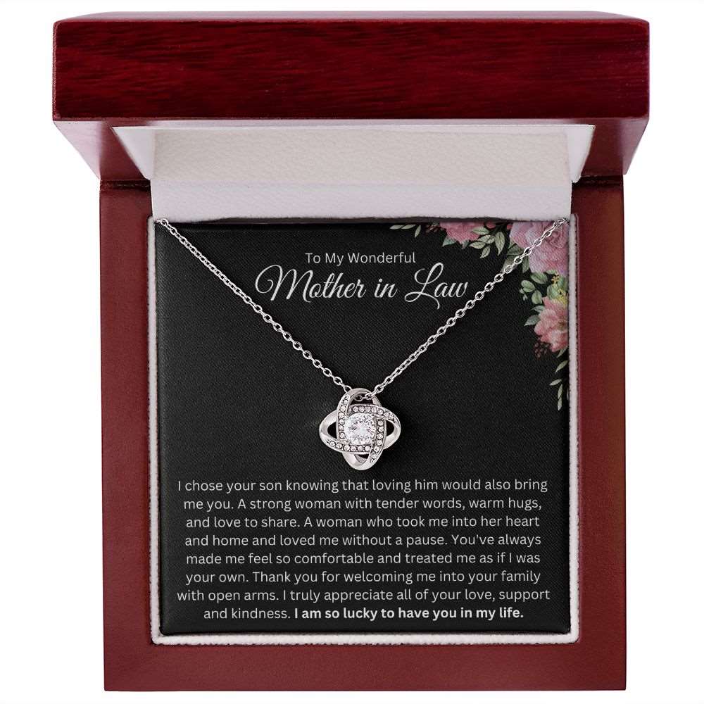 I Chose Your Son & You - Mother in Law Necklace