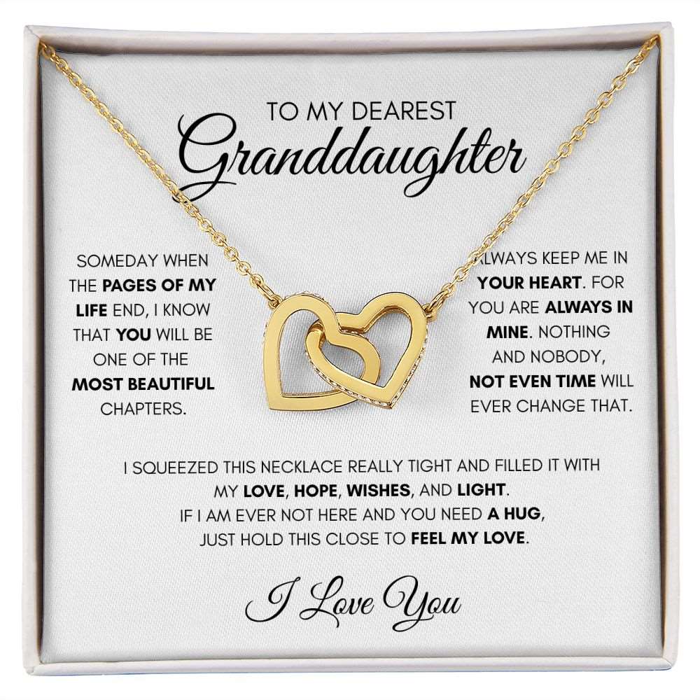 To My Dearest Granddaughter | Love and Hope Filled Necklace