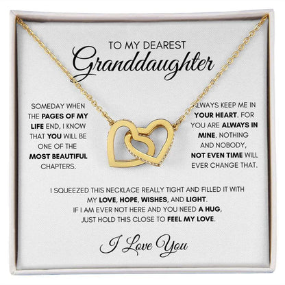 To My Dearest Granddaughter | Love and Hope Filled Necklace