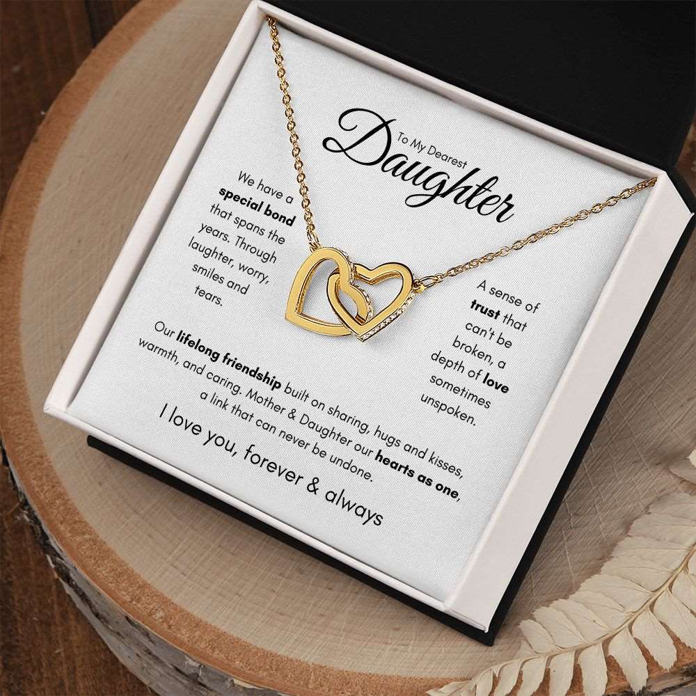 To My Dearest Daughter | Our Special Bond Interlocking Necklace