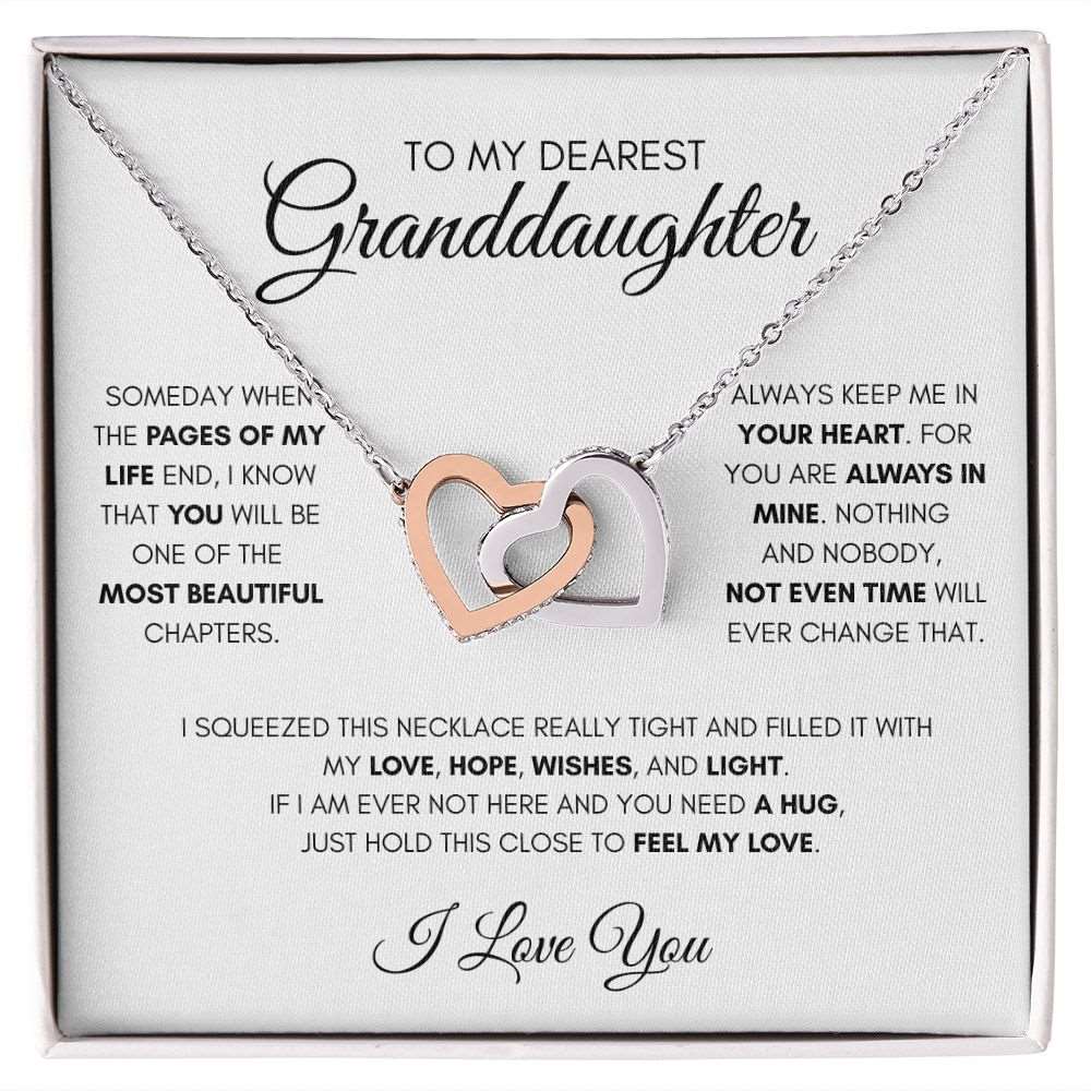 To My Dearest Granddaughter | Love and Hope Filled Necklace