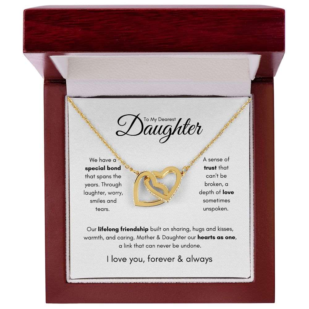 To My Dearest Daughter | Our Special Bond Interlocking Necklace