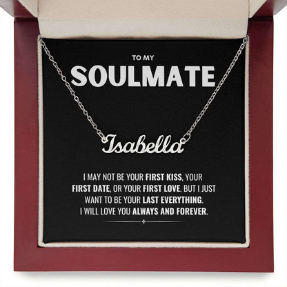 To My Soulmate | Name Necklace