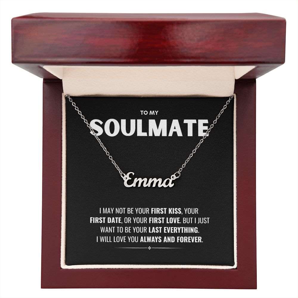 To My Soulmate | Name Necklace