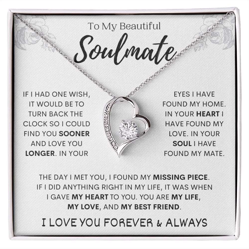 To My Beautiful Soulmate | In Your Soul | Forever Love Necklace