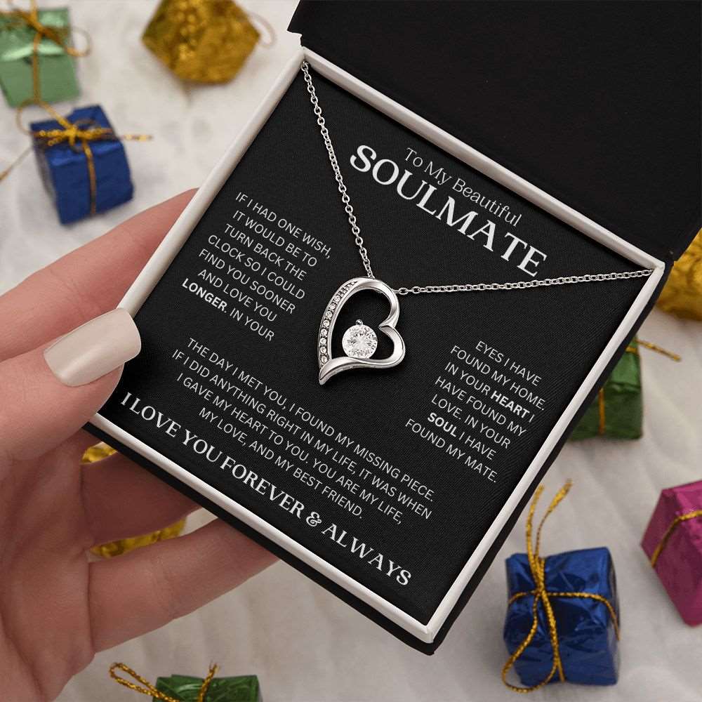 To My Beautiful Soulmate | One Wish | Forever Love Necklace