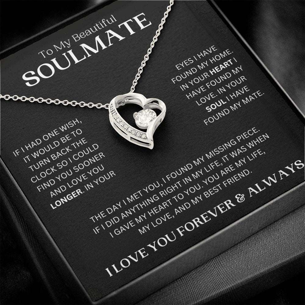 To My Beautiful Soulmate | One Wish | Forever Love Necklace