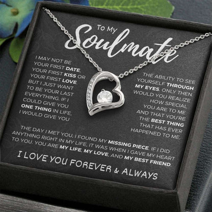 To My Soulmate | First Date | Forever Love Necklace