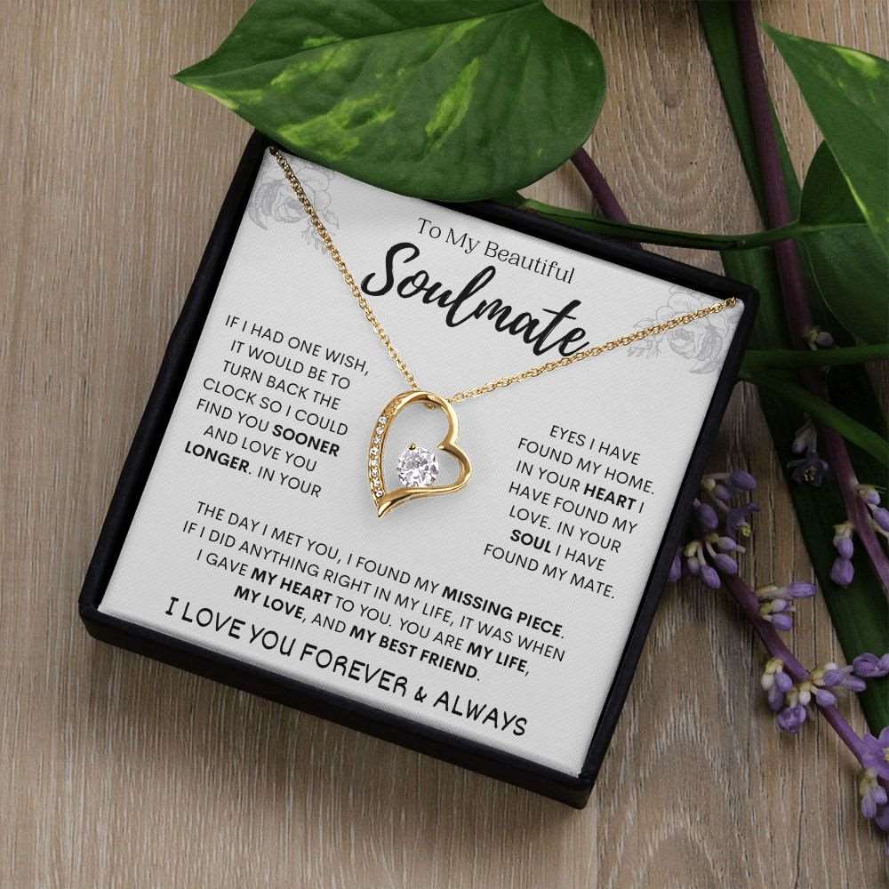 To My Beautiful Soulmate | In Your Soul | Forever Love Necklace