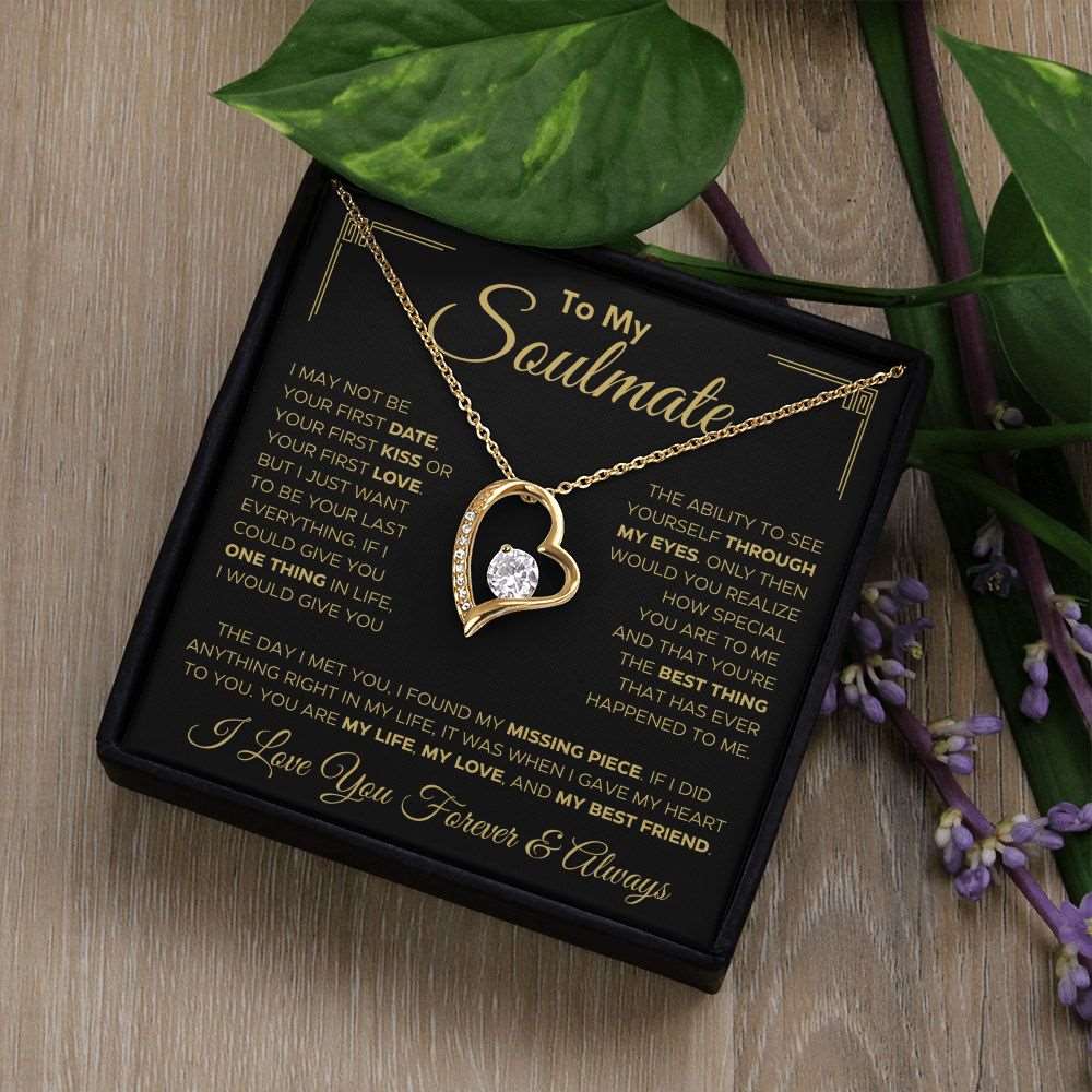 To My Soulmate | I May Not Be... | Forever Love Necklace