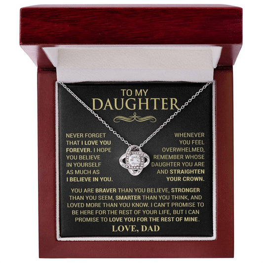 Straighten Your Crown Necklace