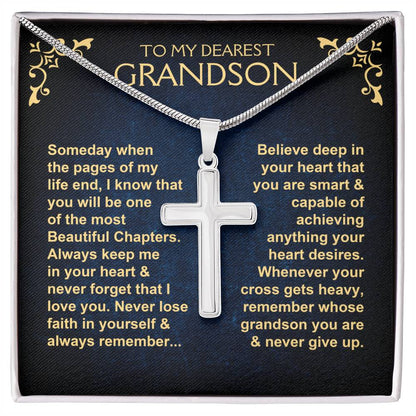 [ALMOST SOLD OUT] Grandson, Never Lose Faith - Cross Necklace