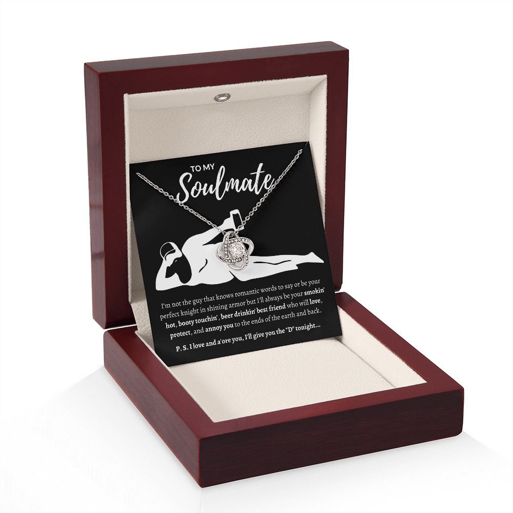 To My Soulmate | Your "Perfect" Knight | Love Knot Necklace