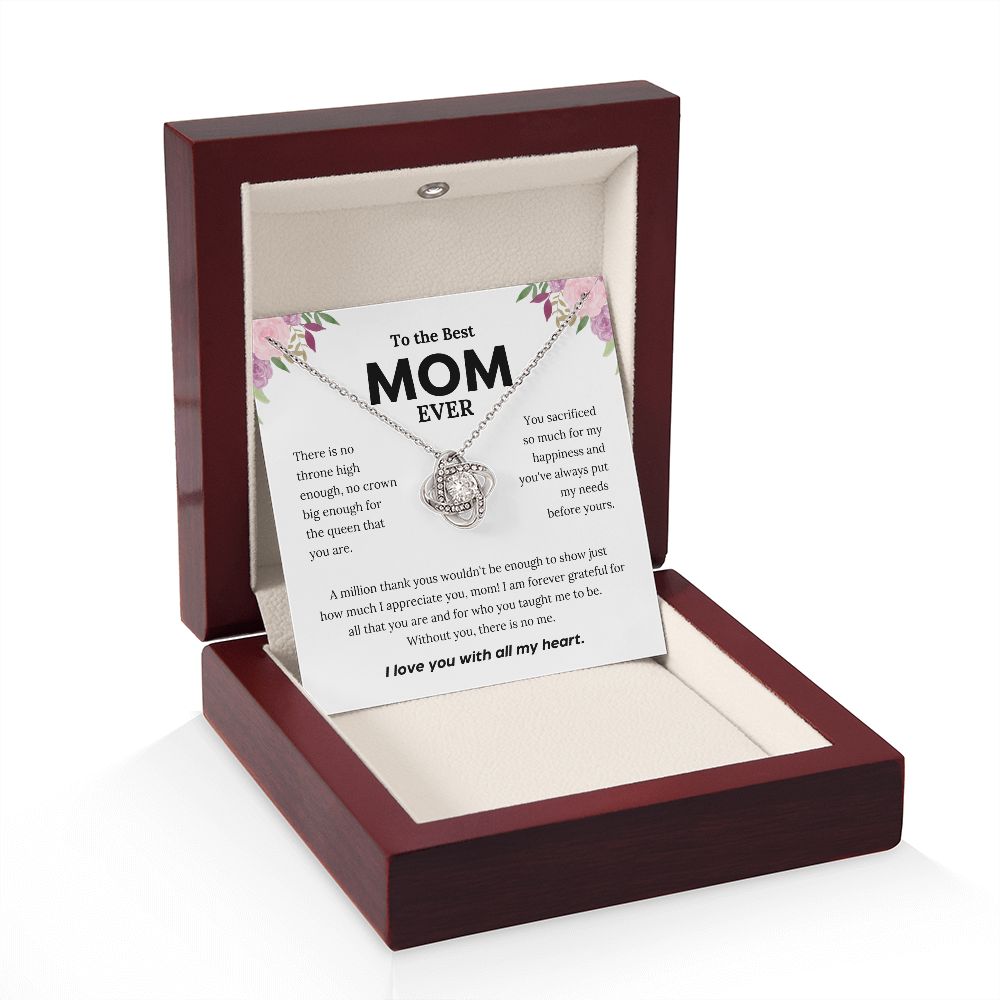 To the Best Mom EVER | I Love You | Mother's Day Necklace